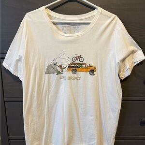 Patagonia Organic Cotton Tee in Cream